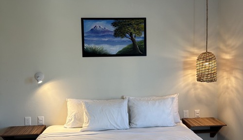 Habitación individual familiar, 1 cama de matrimonio grande, no fumadores, vistas al mar