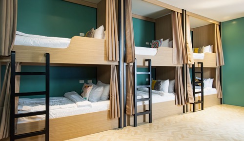 Mixed Dormitory, 3 Bunk Beds