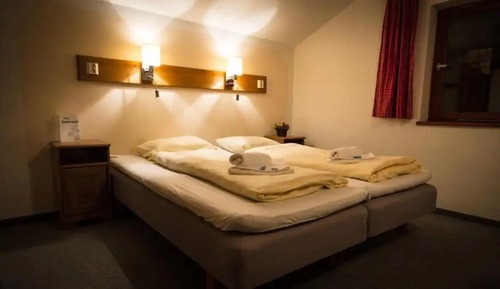 Habitación doble, 1 cama doble, vistas a la montaña, junto a la pista de esquí