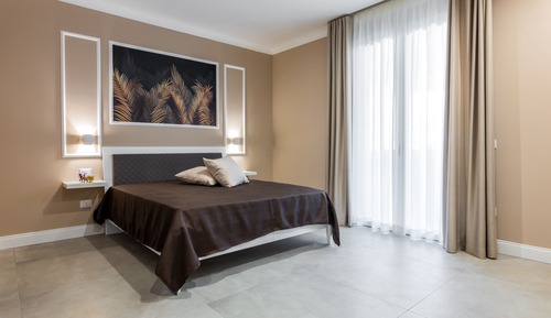 Habitación Deluxe doble, 1 habitación, baño privado, vistas al jardín