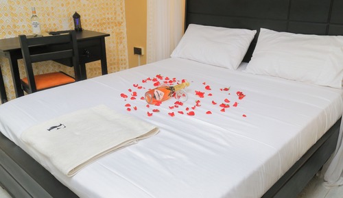 Habitación Deluxe, 1 cama de matrimonio, patio