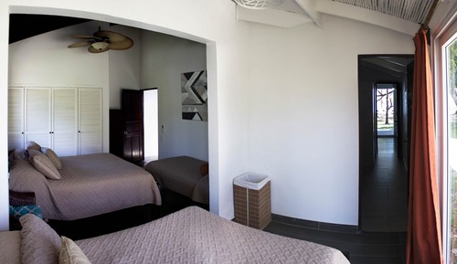 Villa panorámica, 4 habitaciones, frente a la playa