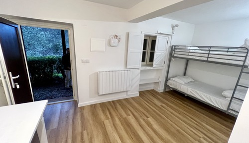 Habitación familiar, vistas al jardín