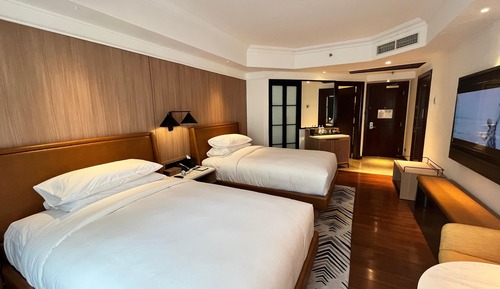Habitación Deluxe, 2 camas dobles, no fumadores, vistas al jardín
