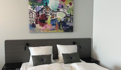 Estudio, 1 cama de matrimonio