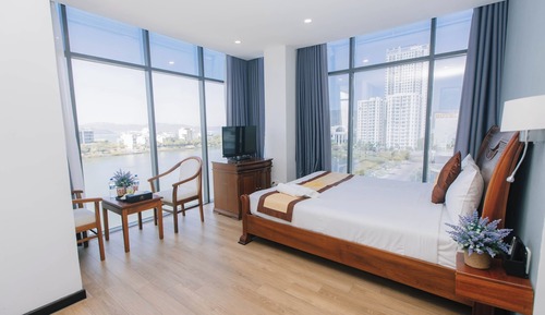 Habitación Deluxe, 2 camas de matrimonio, vistas a la bahía