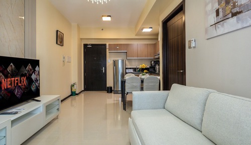 Apartamento Deluxe, 1 cama de matrimonio con sofá cama, acceso a la piscina, vistas parciales al mar