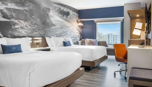 Habitación estándar, 2 camas de matrimonio, no fumadores