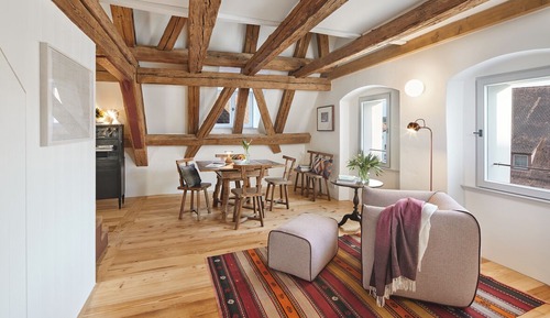 Dúplex de diseño, 1 cama de matrimonio grande con sofá cama, no fumadores, materiales antialérgicos