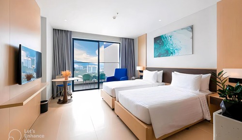 Habitación estándar doble, 1 habitación, vistas al jardín