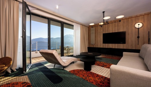 Suite ejecutiva, 1 cama doble, vistas a la montaña
