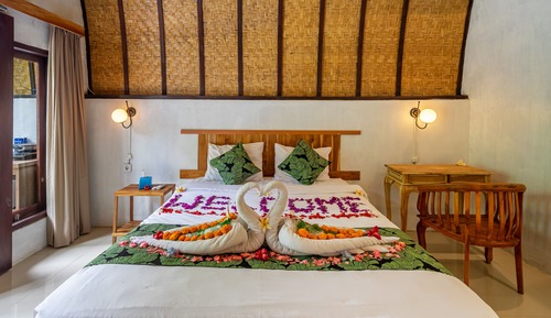 Bungalow Deluxe, 1 cama de matrimonio, cocina básica
