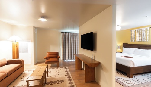 Suite junior, 1 cama de matrimonio grande con sofá cama