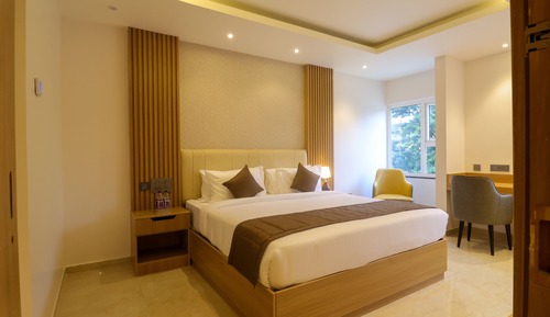 Suite estudio presidencial, 1 habitación, vistas a la ciudad