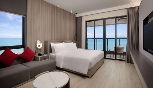Habitación Deluxe, 1 cama de matrimonio grande, no fumadores, vistas al mar