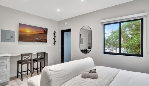 Estudio Deluxe, 1 cama de matrimonio con sofá cama