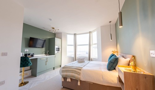 Panoramic Apartment, 1 Double Bed, Kitchenette, Sea View