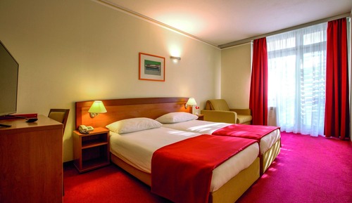 Twin Room + 1 18m² Courtyard/Park View with Balcony