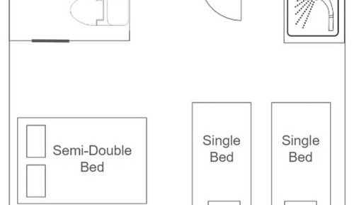 Habitación cuádruple familiar