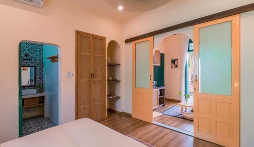 Suite estudio familiar, 2 habitaciones, acceso a la piscina, vistas a la piscina