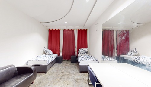 Habitación básica con 2 camas individuales, 2 camas individuales