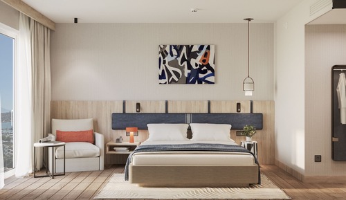 Deluxe Room with Queen Size Bed, Sea View
