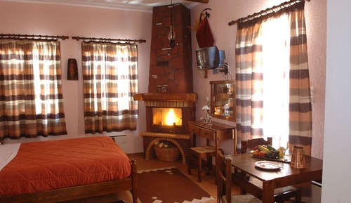 Habitación clásica doble, chimenea