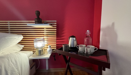 Habitación cuádruple familiar, 1 cama de matrimonio grande con sofá cama