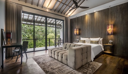 Villa Deluxe, 3 habitaciones, bañera, vistas a la piscina