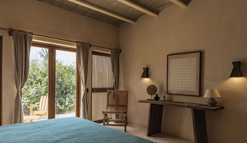 Habitación superior, 1 cama de matrimonio grande, patio, vistas al jardín