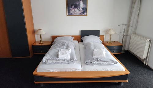 Habitación básica con 2 camas individuales, no fumadores