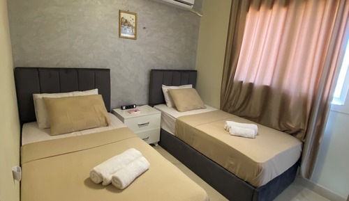 Habitación con 1 cama doble o 2 individuales