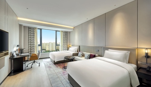 Habitación estándar, 2 camas dobles (High Floor)