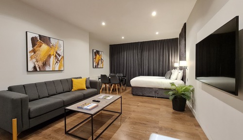 Apartamento ejecutivo, 1 habitación, no fumadores, cocina