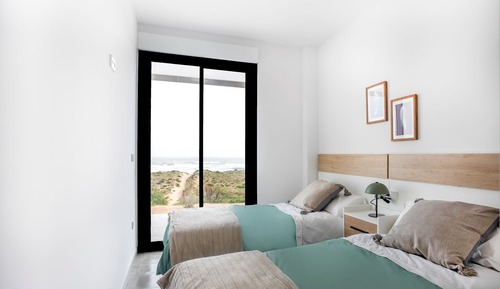 Apartamento superior, 2 habitaciones, vistas al mar, frente al mar