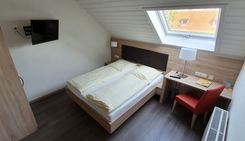 Habitación cuádruple básica, 2 habitaciones, no fumadores, vistas al patio