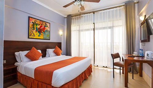 Suite ejecutiva, 2 habitaciones, balcón, vistas al jardín