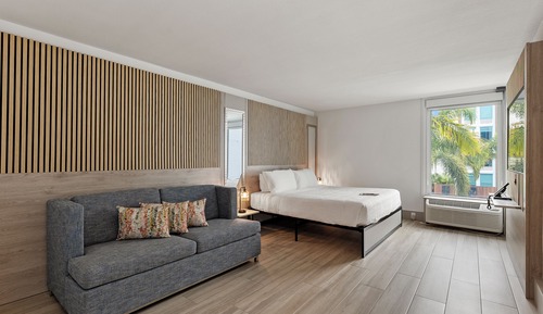 Habitación estándar, 1 cama de matrimonio grande con sofá cama