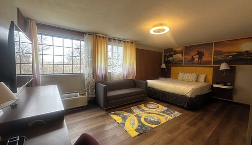 Suite estudio Deluxe, 1 cama de matrimonio grande con sofá cama