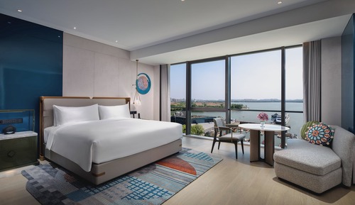 Habitación Premium, 1 cama de matrimonio grande, vistas al lago