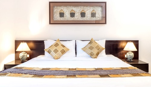 Bungalow estándar, 1 cama de matrimonio grande, baño privado