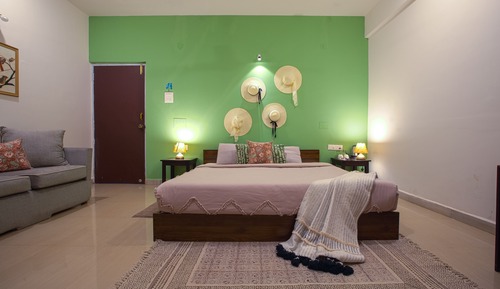 Suite ejecutiva, balcón