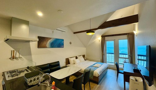Suite junior, vistas al mar