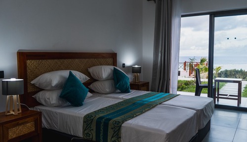 Habitación Deluxe, 2 camas individuales, no fumadores, vistas al mar