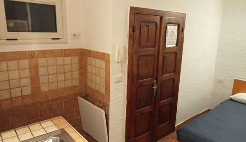 Habitación económica doble, sin ventanas