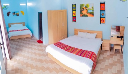 Habitación con 1 cama doble o 2 individuales