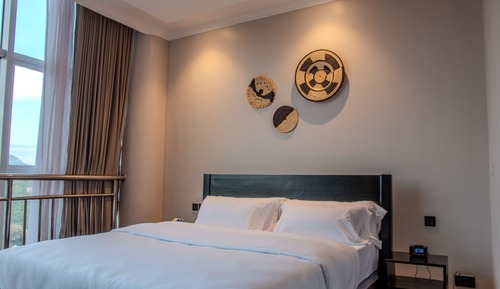 Habitación ejecutiva doble, 1 cama de matrimonio grande, no fumadores, vistas a la ciudad