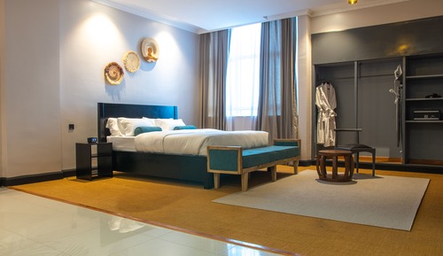 Habitación ejecutiva doble de uso individual, 1 cama de matrimonio grande, no fumadores