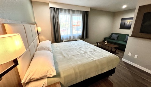 Suite junior, 1 cama de matrimonio grande con sofá cama