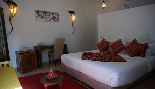 Habitación con 1 cama doble o 2 individuales, baño privado (Ouzoud)
